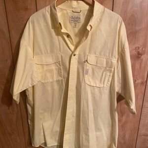 Cabela’s Utility Shirt Short Sleeve Button Down size XL